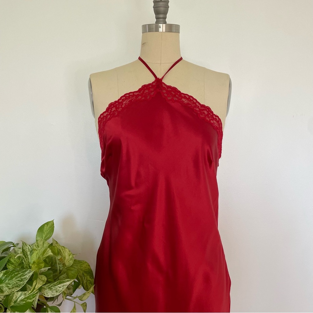Reformation Aara Silk Dress in Sundried Tomato - Picture 5 of 11